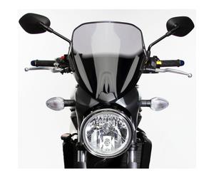 Windshield MRA spoiler screen NSN smoke grey with ABE for Suzuki SFV 650