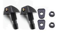Windshield Nozzle 2 Pcs Car Adjustment Front Windshield Wiper Nozzle Sprayer Kits Sprinkler Water Fan Spout Cover Washer Outlet Universal
