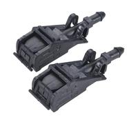 Windshield Nozzle for Beetle for Passat 1998-2007 for Jetta 1999-2008 2pcs Windscreen Washer Water Spray Nozzle 6E0955985B Black Auto Accessories