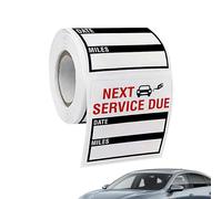 Windshield Oil Change Stickers - Waterproof Labels, Clear Self Adhesive Stickers for Oil Change, Vehicle Reminder Tag | Practical Car Accessories, Reliable