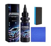 Windshield Oil Film Remover | 120ml Window Auto Solution - Anti-Fog Rain Glass Cleaner - for Dust Stains Bird Droppings Truck Motorcycle Restore Clarity Coating Paint