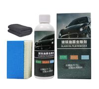 Windshield Oil Film Remover | Coating Liquid 100ML | Clear Vision Glass Cleaner,for Interior Water Auto Inside Rain Window Bathroom Vehicle