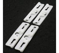 Windshield Outside Moulding Clip Nylon White Direct Replacement Part Number 7554530170 755450E020 Compatible with Toyota Lexus Vehicles