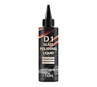 Windshield Polish - 1 Inch Oil Film Remover for Clear Visibility, Water Stain Cleaner with Scratch Repair Function, Glass Polishs for Car Truck Headlight Liquid White Easy Apply Bottle