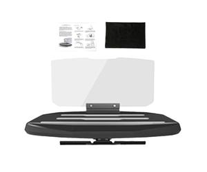 Windshield Projector - Smartphone Projector Mount, Wireless HUD with Fast Charging, Reusable Car Phone Holder with Image Reflection for Car Navigation