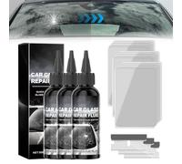 Windshield Repair Kit, 2024 Newest Windscreen Chip Repair Kit, Upgrade Crack Glass Repair Fluid, Windscreen Scratch Remover for Cobwebs, Long Line Crack, Repair Half-Moon Cracks (1, 30ML)