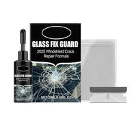 Windshield Repair Kit - 2026 Upgraded Glass Crack Repair Liquid for Car Window Chip Fix, Professional Rock Chip Repairs Kit for Stars and Scratches, Car Maintenance Tool for All Glass Types