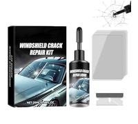 Windshield Repair Kit, Windshield Crack Chip Repair Kit for Car, Glass Repair Liquid for Cracks for Quick Fix Windscreen Cracks, Scratch, Chips, Nicks, Half-Moon, Star-Shaped, Bulls-Eye (1PCS 20ML)