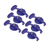 Windshield Repair Tool Suction Cup Clamps, Strong Suction Tool for Car Household, Hands Clamping, Panel Trims, Extra Large Cups, Non Porous Surfaces, 6 Pcs, with Hands Clamping,