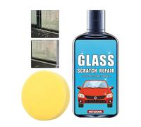 Windshield Scratch Remover, 120ml Window Scratch Repair Solution with Sponge, Automotive Glass Repair for Car, SUV, Truck, RV, Garage, Household, Travel