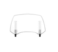 Windshield Spoiler Air Deflector Motorcycle Windshield Clamp-On Variable Universal Windscreen Spoiler Extension Windscreen For Frica For Twin For CB500X(Small Clear)