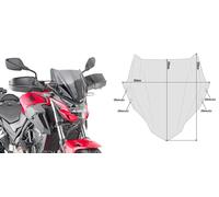 Givi 1176a Kawasaki Z 900/honda Cb 500 F Windshield unisex