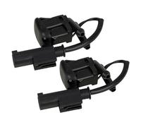 Windshield Spray Nozzle Compatible with 5 Series for M5 E39 525i 528i 530i Windshield Wiper Washer Nozzle Spray Heated Dual Inlet Squirter Jets 2pcs A61668361042