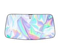Windshield Sun Shade 1pc Car Sun Shade Summer Windshield Sunshade Foldable Laser Protector Keeps Vehicle Cool Interior Protection UV Rays(Large laser 1PC)