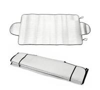 Windshield Sun Shade 1Pc Universal Car Front Windshield Cover Auto Sunshade Snow Ice Protection Winter Summer Shield 150cm X 70cm Automotive Sunshade