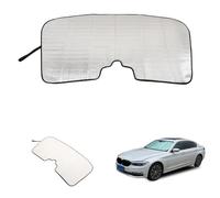 Windshield Sun Shade Compatible with BMW 5-Series G30 G31 2017-2023 Foldable Front Windshield Sunshade Protector, Block UV Rays Keep Your Car Cooler