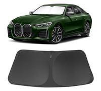 Windshield Sun Shade Custom Fit for 2022 2023 2024 2025 BMW i4 M50 Accessories Foldable Sunshade Sun Blocker Protect Car from Sun Rays & Heat Damage Keep Car Cooler