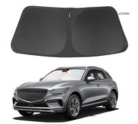 Windshield Sun Shade Custom Fit for 2022 2023 2024 2025 Genesis GV70 Accessories Foldable Sunshade Sun Blocker Protect Car from Sun Rays & Heat Damage Keep Car Cooler