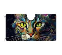 Windshield Sun Shade Egyptian Mau Cat Windscreen Cover S