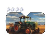 Windshield Sun Shade Foldable Car Sunshade for Front Window Auto Interior Cover Fantasy Farm Tractor Sun Visor Protector Window Sun Blocker to Keeps Your Vehicle Cool Medium
