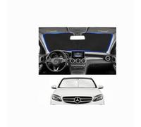 Windshield Sun Shade for 2008-2024 2025 Mercedes Benz C Accessories - Windshield Sunshade Cover Front Window Shade Custom Fit C Sun Visor Protector Foldable Blocks UV Rays