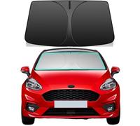 Windshield Sun Shade for Ford Fiesta 2017-2023 Foldable Car Front Window Sun Shade Accessories 240T Reflective Sun Visor Protector UV Rays Sun Heat Block
