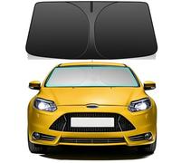 Windshield Sun Shade for Ford Focus 2012-2018 Hatchback Foldable Car Front Window Sunshade Accessories 240 T Sun Visor Protector Reflective Cover Block UV Rays & Sun Heat