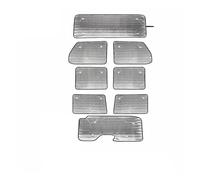Windshield Sun Shade For Jeep For Wrangler JL 2018 Up Car Window Sun Visor Windshield Anti-UV Sunshade Cover Insulation Pad Windscreen Sunshade(For 4 DOOR 8pc)