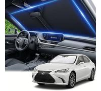 Windshield Sun Shade for Lexus ES 2019-2024 2025 2026 Front Window Shade Custom Fit ES250 ES300h ES350 Sun Visor Foldable Shade Blocks UV Rays Summer Must Have Car Accessories