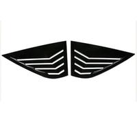 Windshield Sun Shade For Lynk& Co 01 02 03 Rear Quarter Side Window Louvers SunShade Cover Wind Vent Air Deflector Decor Triangle Window Cover Windscreen Cover(03 Piano black-2pcs)