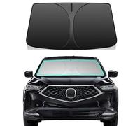 Windshield Sun Shade for Mazda CX-90 CX90 2024-2025 Sunshade 240T Reflective Fabric Double-Layer Design Front Window Blocks UV Rays and Heat Automotive Interior Protector Keep Your Car Cooler