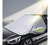 Windshield Sun Shade for Seat FR Leon mk3 mk2, Car Window Shades 3-Window Panoramic Coverage Windproof Outer Shield for Outdoor Parking