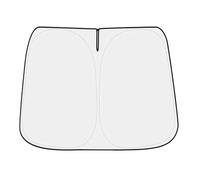 Windshield Sun Shade For Tesla For Model 3 For Highland 2024 Car Folding Front Window Sun Shade For Model 3/Y Upgraded Windshield Sunshade Car Windscreen Sun Shade