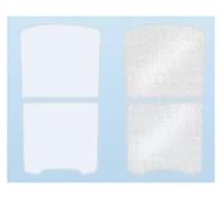 Windshield Sun Shade For Tesla For Model Y 2019-2025 Car Sunroof Sunshade Upgrade Ice Cloth Buckle Sun Shades Glass Roof Front Rear Skylight Car Windscreen Sun Shade(2025 Sliver)