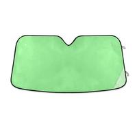 Windshield Sun Shade Light Green, Foldable Front Window Cover, Car Reflector Sun Shade - 53×23.5 Inches