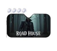 Windshield Sun Shade Roadhouse: A Journey Through The Misty Forest Car Windshield Sunshade Windshield Sunshade Car Window Covers(76x140cm)
