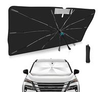Windshield Sun Shade Umbrella Custom for Nissan Rogue 2022 2023 2024 2025 Foldable UV Protection Car Cover, Emergency Rain Shield & Dashboard Protector - Durable Auto Accessory