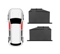 Windshield Sun Shade Universal Car Lifting Side Sunshade Auto Retractable Black Curtain Window Protection Windscreen Cover(Front side window)