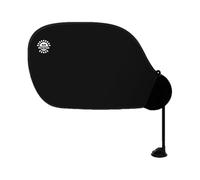 Windshield Sun Visor | Car Sunshade UV Block Protection | Foldable Heat Insulation Front Window Shade For Cars, Trucks, SUVs | Adjustable Angle Interior Shield With Bracket, Black & Green