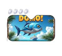 Windshield Sunshade Domo! The Giant Fish Adventure At Sea Car Windshield Sunshade Car Window Sun Shade Car Window Sun Shade(70x130cm)