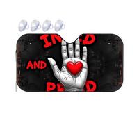 Windshield Sunshade Embracing Identity: Inked And Proud Car Windshield Sunshade Sun Visor Umbrella Car Shade Front Windshield(76x140cm)