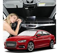 Windshield Sunshade for Audi A5 2008-2017 Sun Shade Car Windshield Accessories Upgrade 4 Layers Blocks UV Rays Custom Fit A5 240T Car Window Shades Front Windshield Keep Cool Foldable
