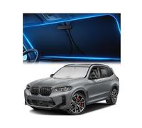 Windshield Sunshade for BMW X3 2018 2019 2020 2021 2022 2023 2024 2025 2026 - Upgraded Double-Layer Design, Mirror Cut-Out, Blocks 99% UV Rays, Thick & Durable, Easy-Fold BMW X3 Windshield Sun Shade