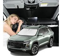 Windshield Sunshade for Chevy Equinox 2025 2026 Sun Shade Car Windshield Accessories Upgrade 4 Layers Blocks UV Rays Custom Fit Equinox 240T Car Window Shades Front Windshield Keep Cool Foldable