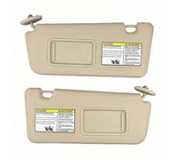 Windshield Sunshade Front Left Driver Side Sun Visor For Toyota RAV4 2004-2005 Replacement AZHEYC(Beige)