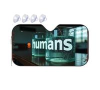 Windshield Sunshade Human Liquid: The Mysterious Drink Of Our Time Car Windshield Sunshade Polarized Sun Visor For Car Triangle Sun Shade(76x140cm)