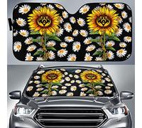 Windshield Sunshade Jesus Sunflowers with Daisies Social Worker Car S
