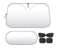 Windshield Sunshades UPF50+ UV Protection Car Sun Shade Windshield Heat Insulation r HatchBack Small Mini Car(Front Windshield Side Windows Rear Window)