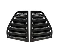 windshield visor Rear Triangle Blinds Louvers Cover Protector For VW For Golf 5 MK5 2003-2010(Gloss BlacK)