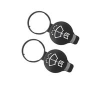 Windshield Washer Cap Compatible With Chevrolet For Sonic Hatchback 2012-2013 For Sonic Sedan 2012-2013 Screen Wash Windshield Washer Fluid Lid 13227300(2Pcs)